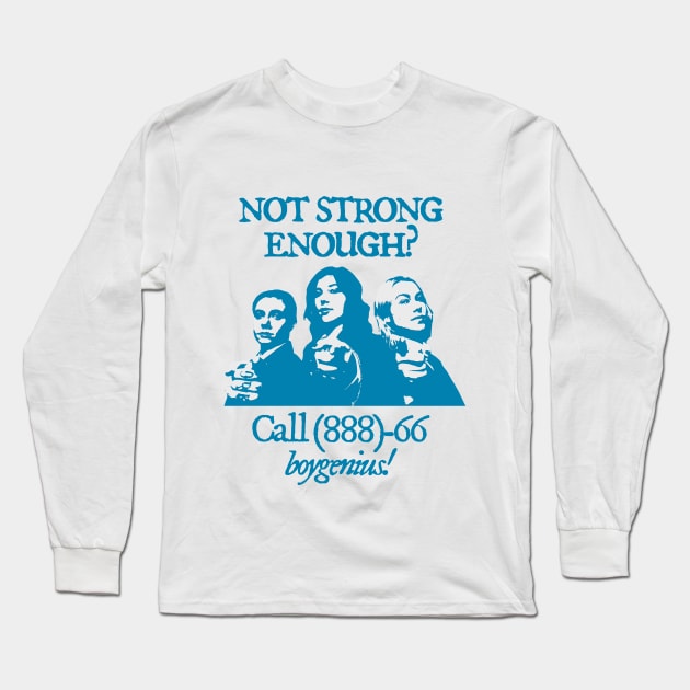 Boygenius not strong enough Long Sleeve T-Shirt by ivanc2814